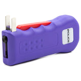 Police Stun Gun 512 Rechargeable Taser LED Flashlight Purple