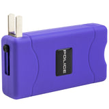 POLICE Stun Gun 800 Rechargeable Taser Flashlight Purple