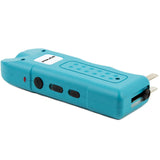 Police Stun Gun 628 Rechargeable Alarm Taser Flashlight Blue