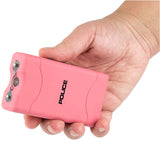 Police Stun Gun 800 Mini Rechargeable Pink Taser Flashlight