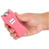 Police Stun Gun 618 Rechargeable Pink Taser Flashlight