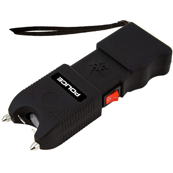 Police Stun Gun Rechargeable Alarm Taser Flashlight