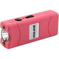 POLICE Stun Gun 800 Mini Rechargeable Taser Flashlight Pink