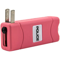 POLICE Stun Gun 800 Mini Rechargeable Taser Flashlight Pink