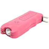 Police Stun Gun 628 Rechargeable Alarm Taser Flashlight Pink