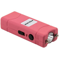 POLICE Stun Gun 800 Mini Rechargeable Taser Flashlight Pink 