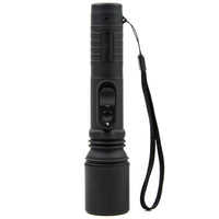 Police Stun Gun 305 Rechargeable with LED Flashlight Black