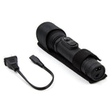 Police Stun Gun 305 Rechargeable with LED Flashlight Black