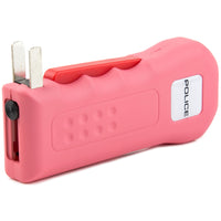 Police Stun Gun 512 Rechargeable with LED Flashlight Pink