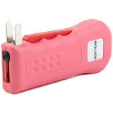 Police Stun Gun 512 Rechargeable with LED Flashlight Pink