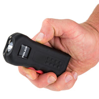 Police Stun Gun 512 Rechargeable with LED Flashlight Black