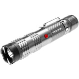 Police Stun Gun Metal Rechargeable Taser Flashlight Grey