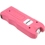 Police Stun Gun 628 Rechargeable Alarm Taser Flashlight Pink