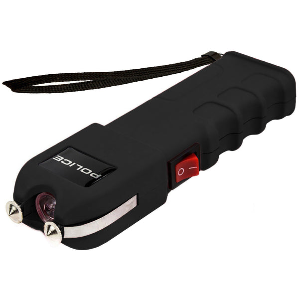 POLICE Stun Gun 928 Rechargeable Taser Flashlight Black