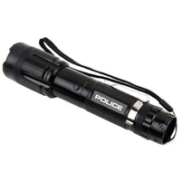 POLICE Stun Gun 1159 Metal Rechargeable with LED Flashlight