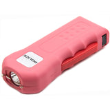 Police Stun Gun 512 Rechargeable with LED Flashlight Pink 