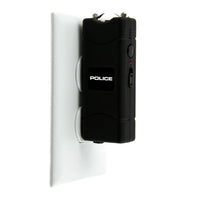 POLICE Stun Gun 800 Mini Rechargeable Taser Flashlight Black