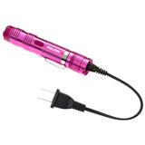 Police Stun Gun Metal Rechargeable Pink Taser Flashlight