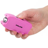 Police Stun Gun 1901 USB Rechargeable LED Flashlight Pink