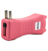 Police Stun Gun 618 Rechargeable Pink Taser Flashlight