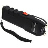 POLICE Stun Gun 928 Rechargeable Taser Flashlight Black