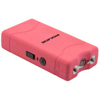 Police Stun Gun 800 Mini Rechargeable Pink Taser Flashlight