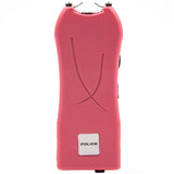 Police Stun Gun 398 Rechargeable with LED Flashlight Pink