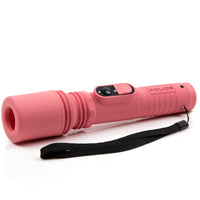 Police Stun Gun 305 Rechargeable with LED Flashlight Pink