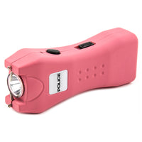 Police Stun Gun 618 Rechargeable Pink Taser Flashlight