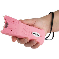 POLICE Stun Gun 916 Rechargeable Pink Taser Flashlight